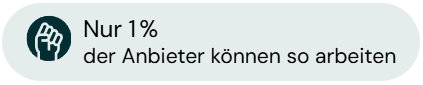 1 Prozent Anbieter